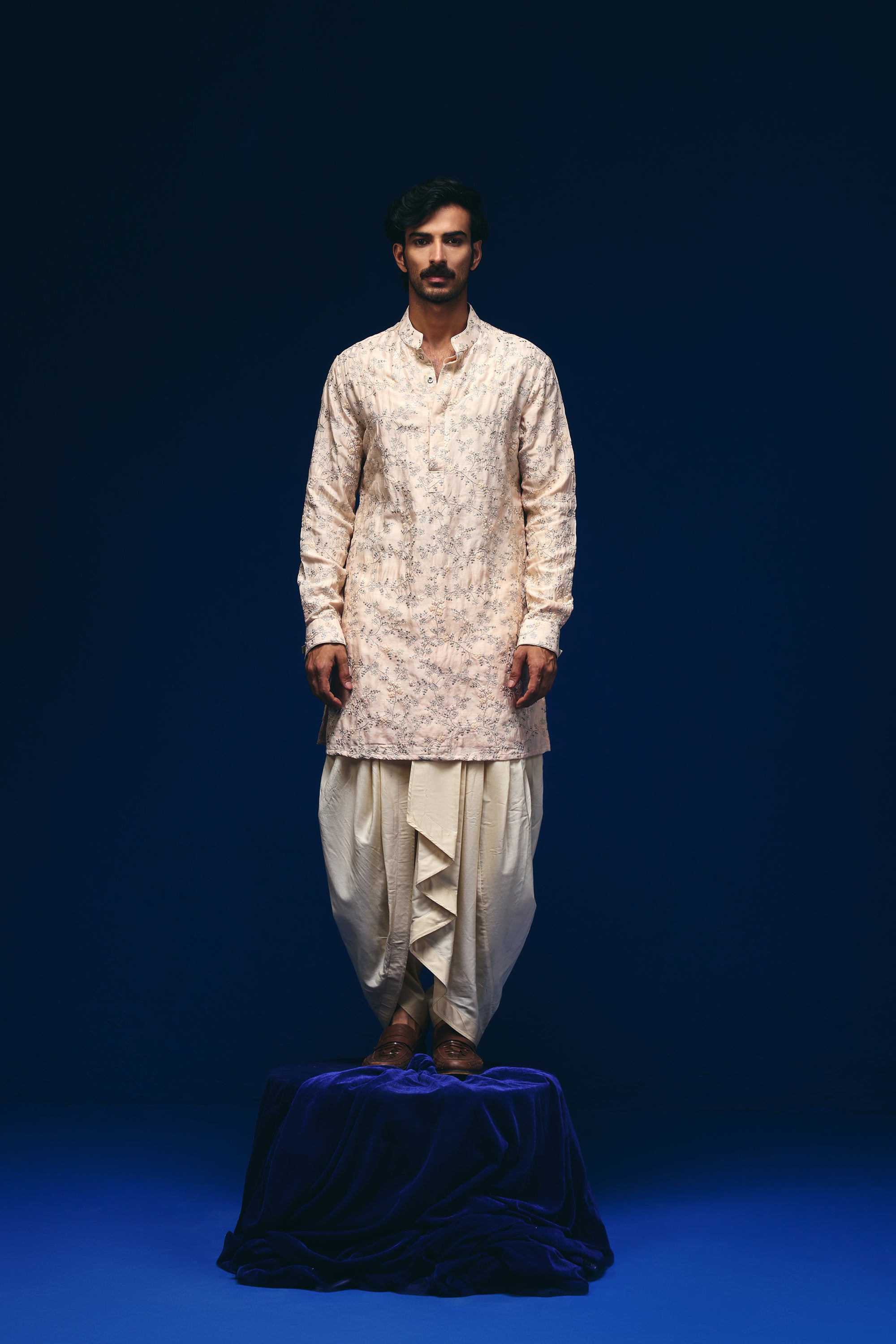 Camellia Nehru Jacket Set