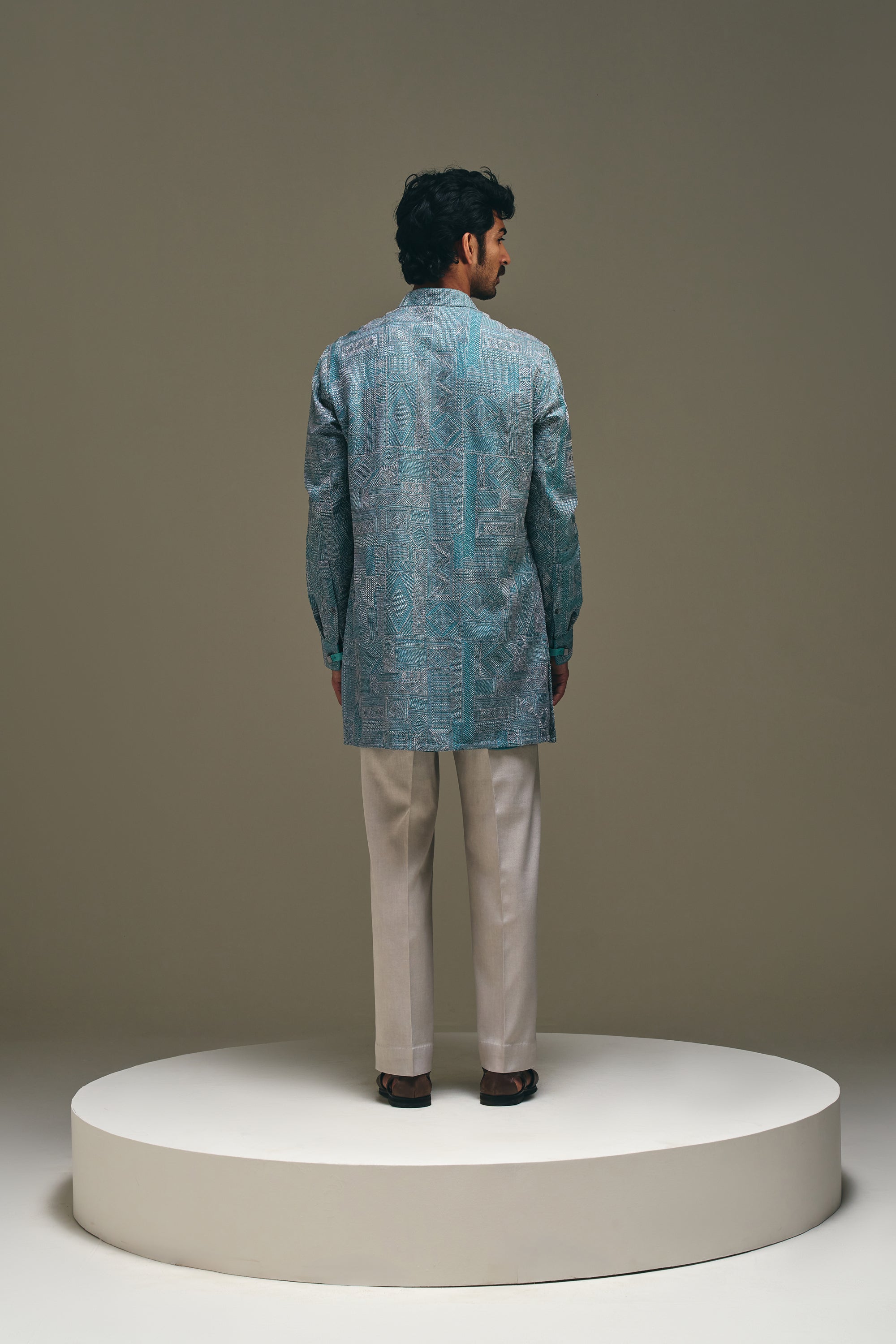 Jibaro Front Open Kurta Set
