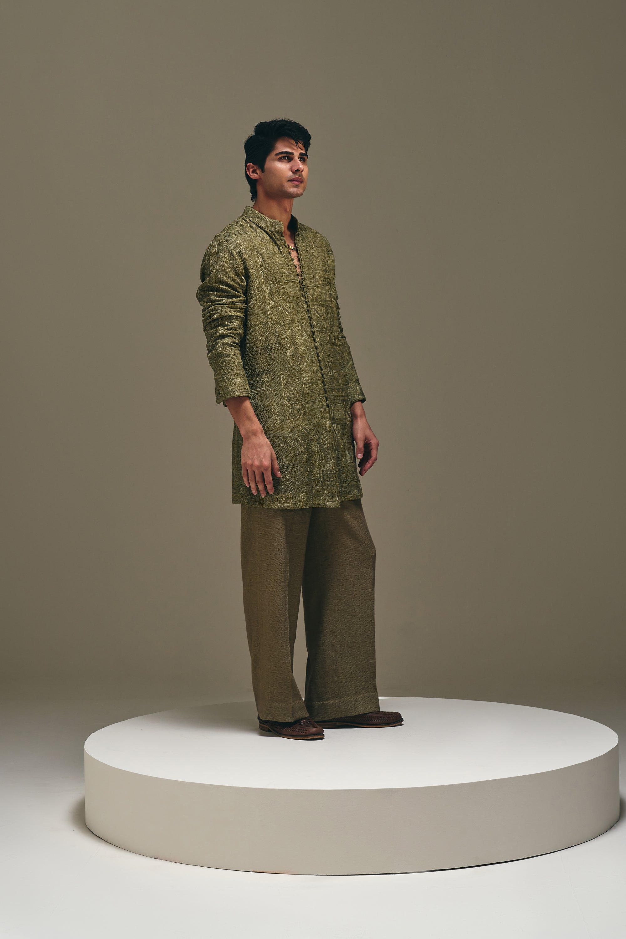 Jibaro Loop Button Kurta Set