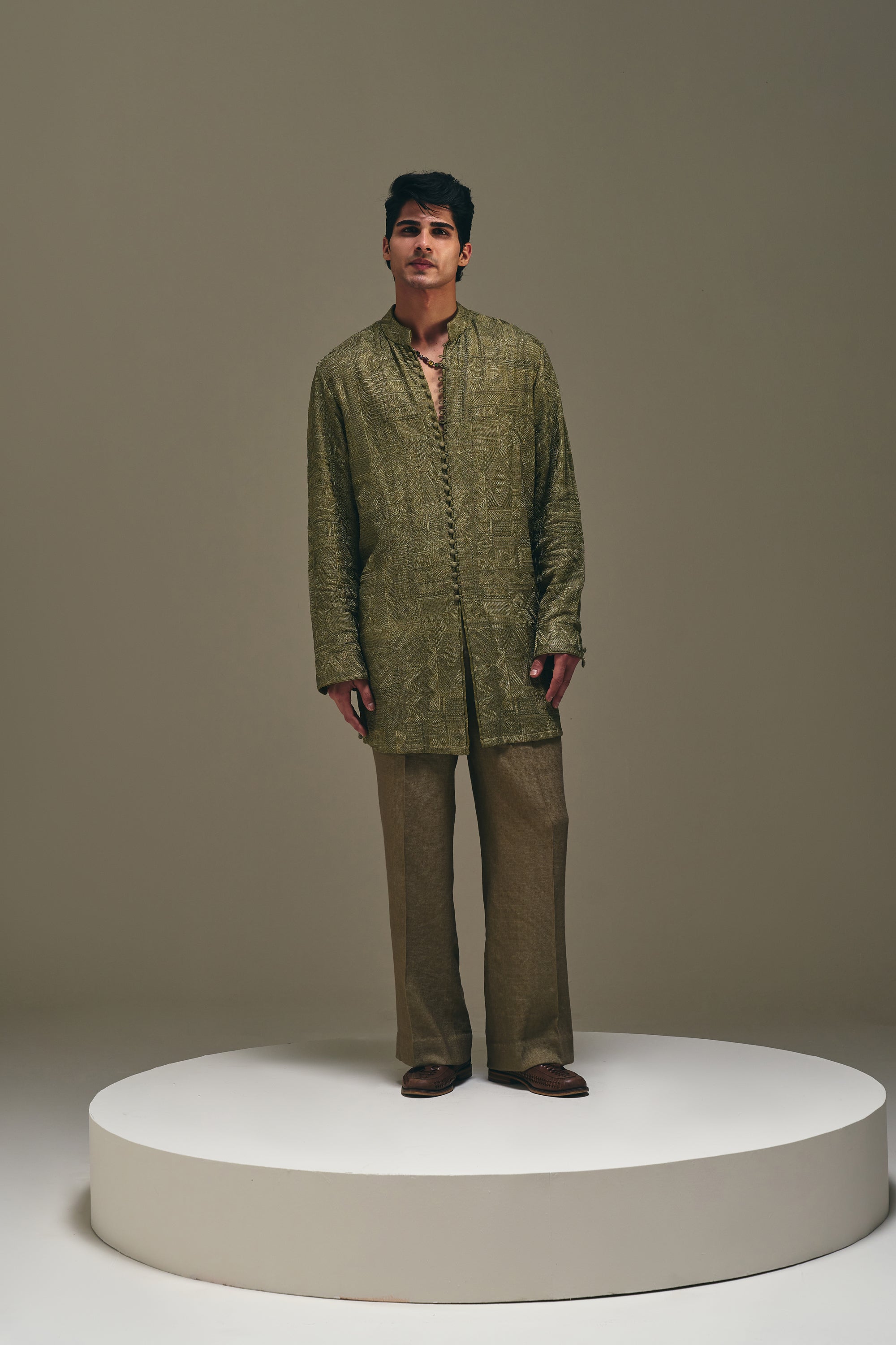 Jibaro Loop Button Kurta Set