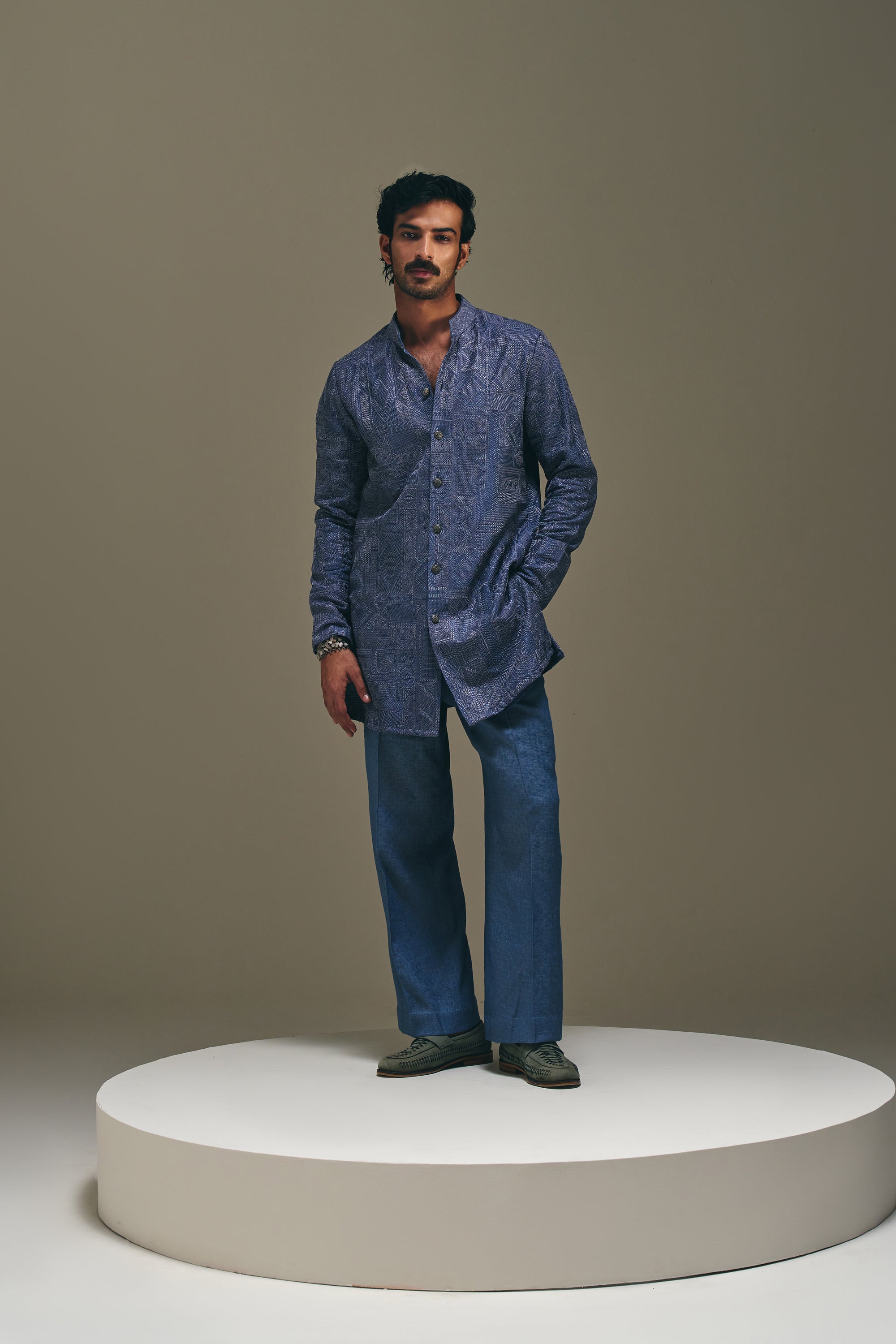 Jibaro Front Open Kurta Set