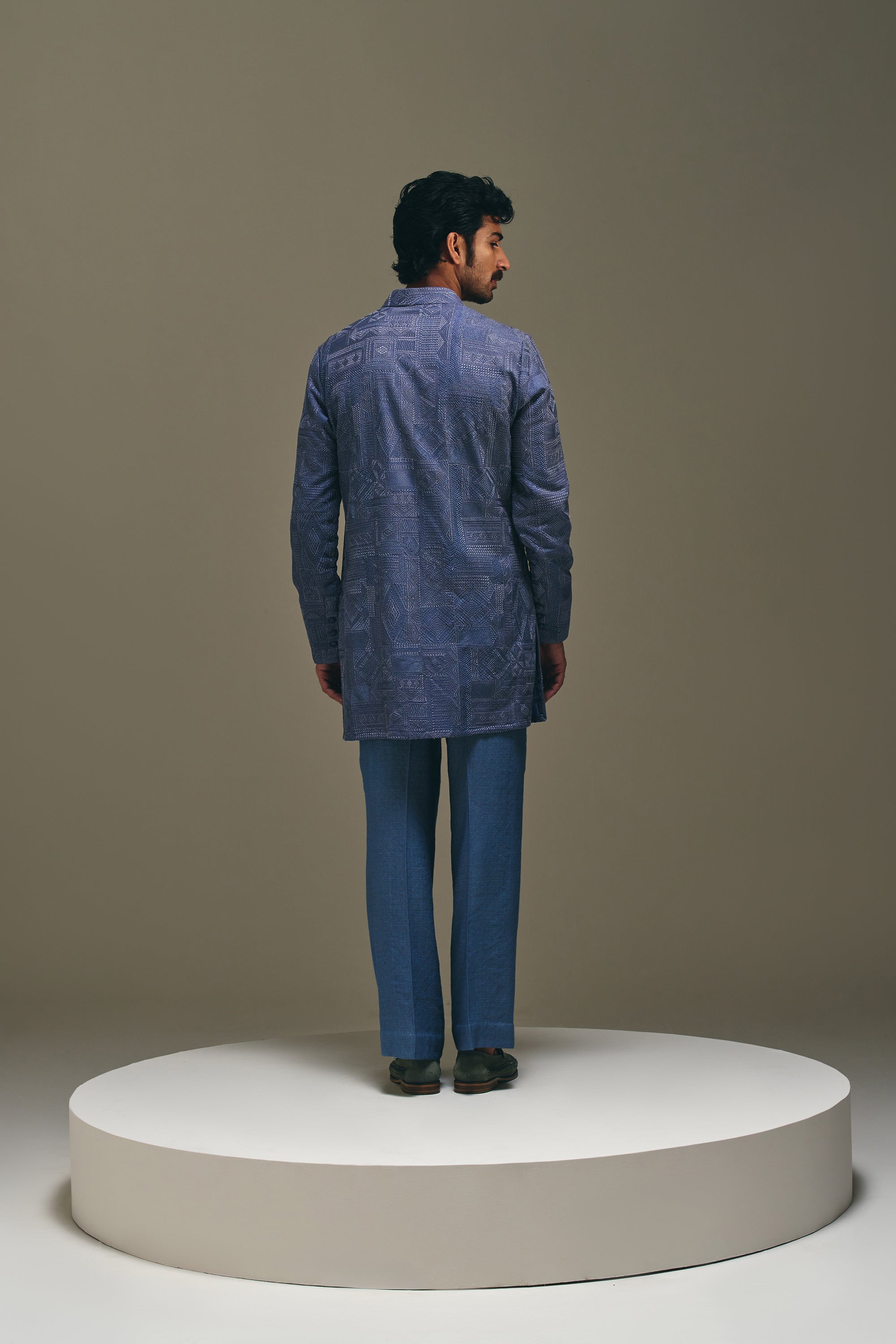 Jibaro Front Open Kurta Set