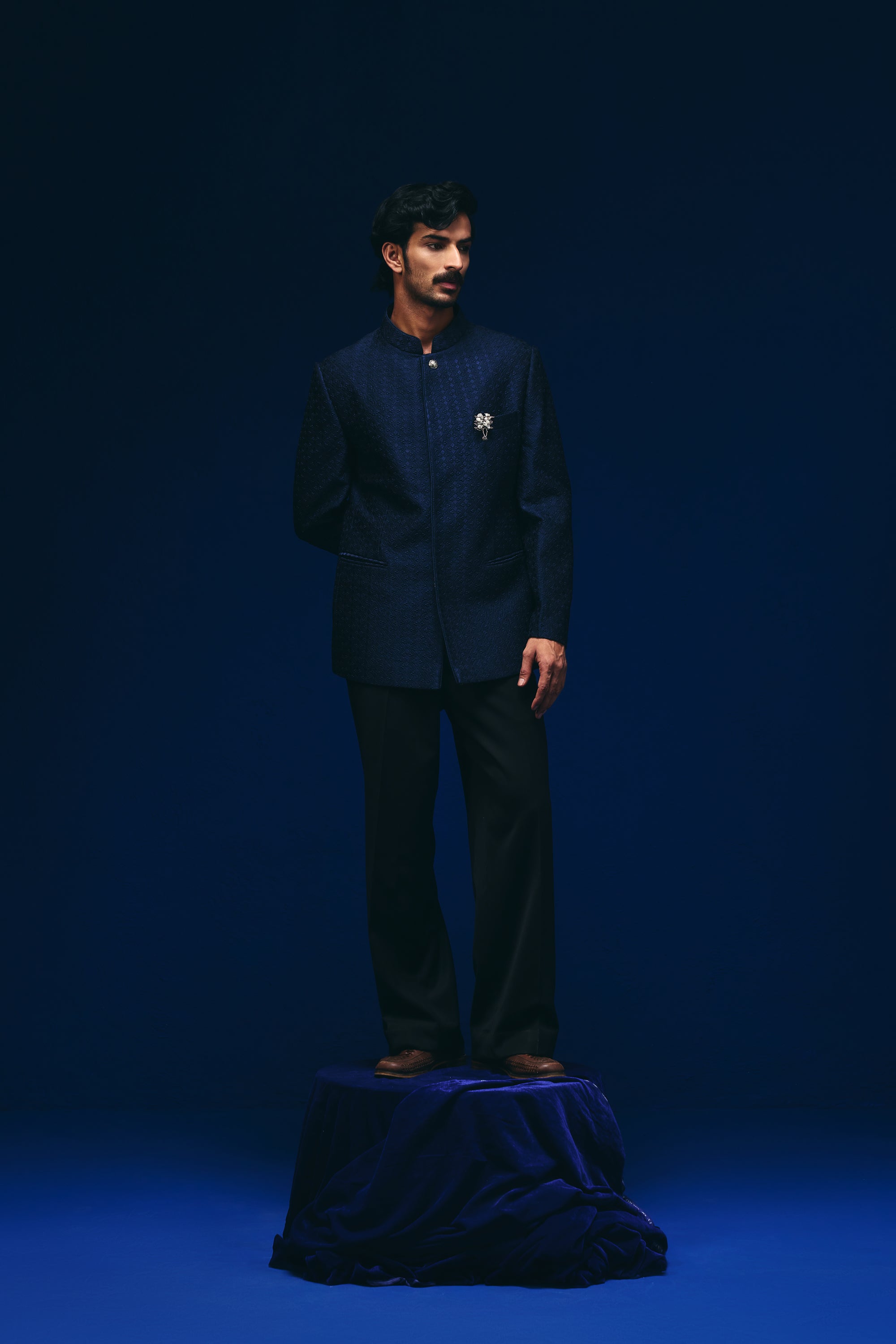 Meander Bandhgala Set