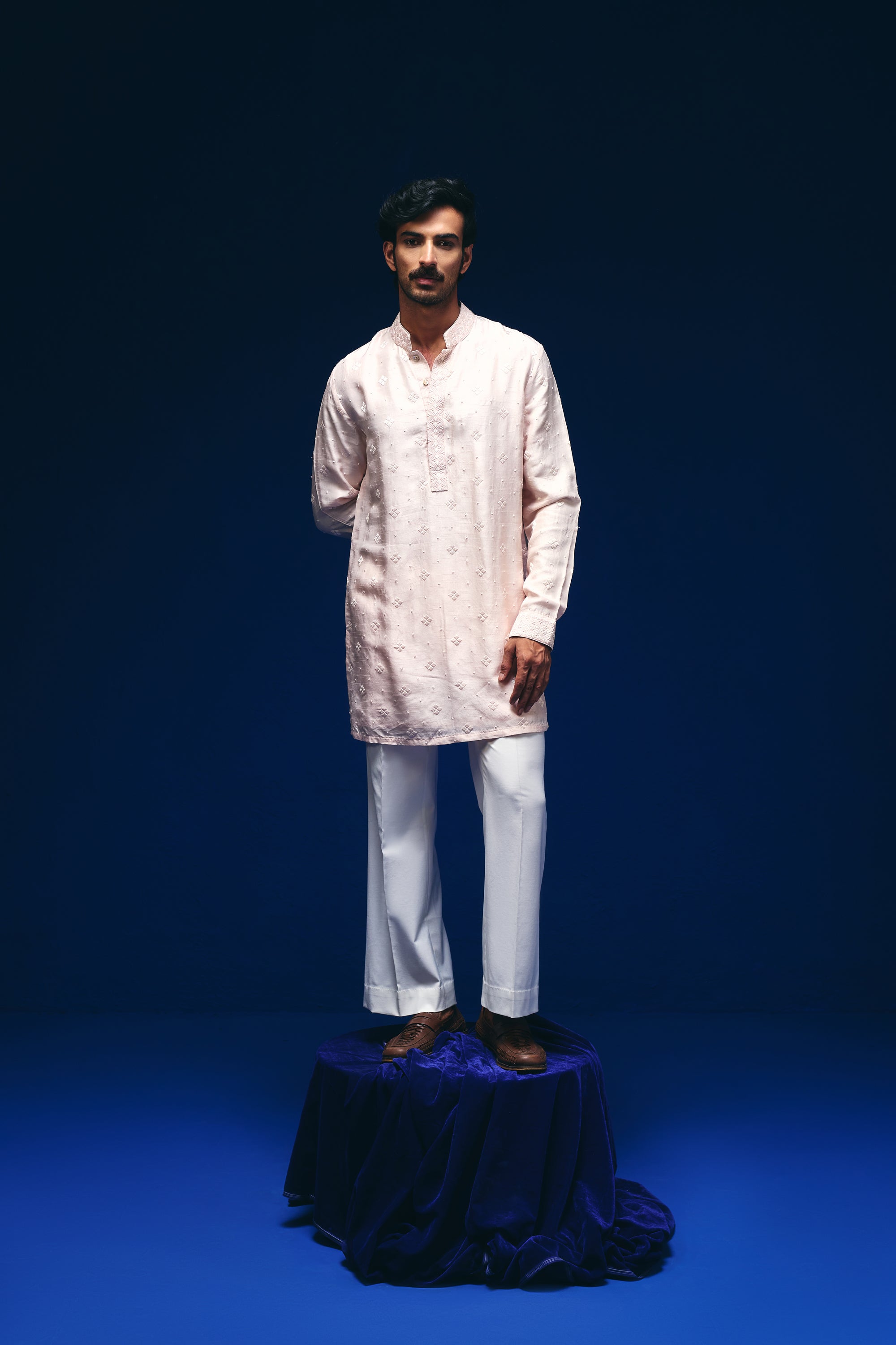 Meander Nehru Jacket Set