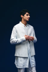 Meander Nehru Jacket Set