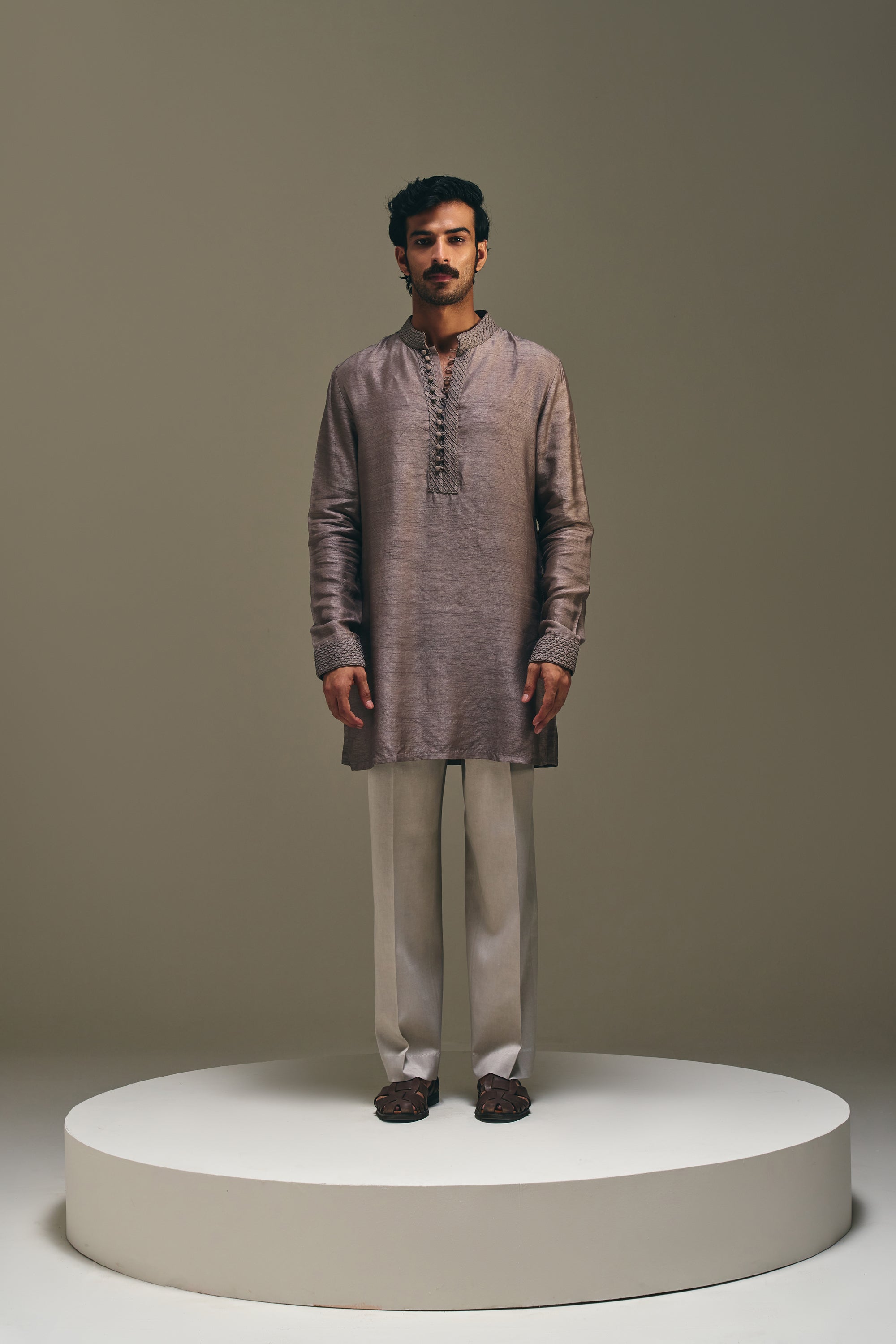 Nest Raw Silk Kurta Set