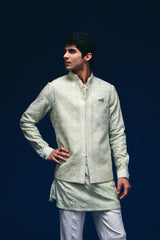 Spirograph Nehru Jacket Set