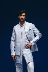 Spirograph Nehru Jacket Set