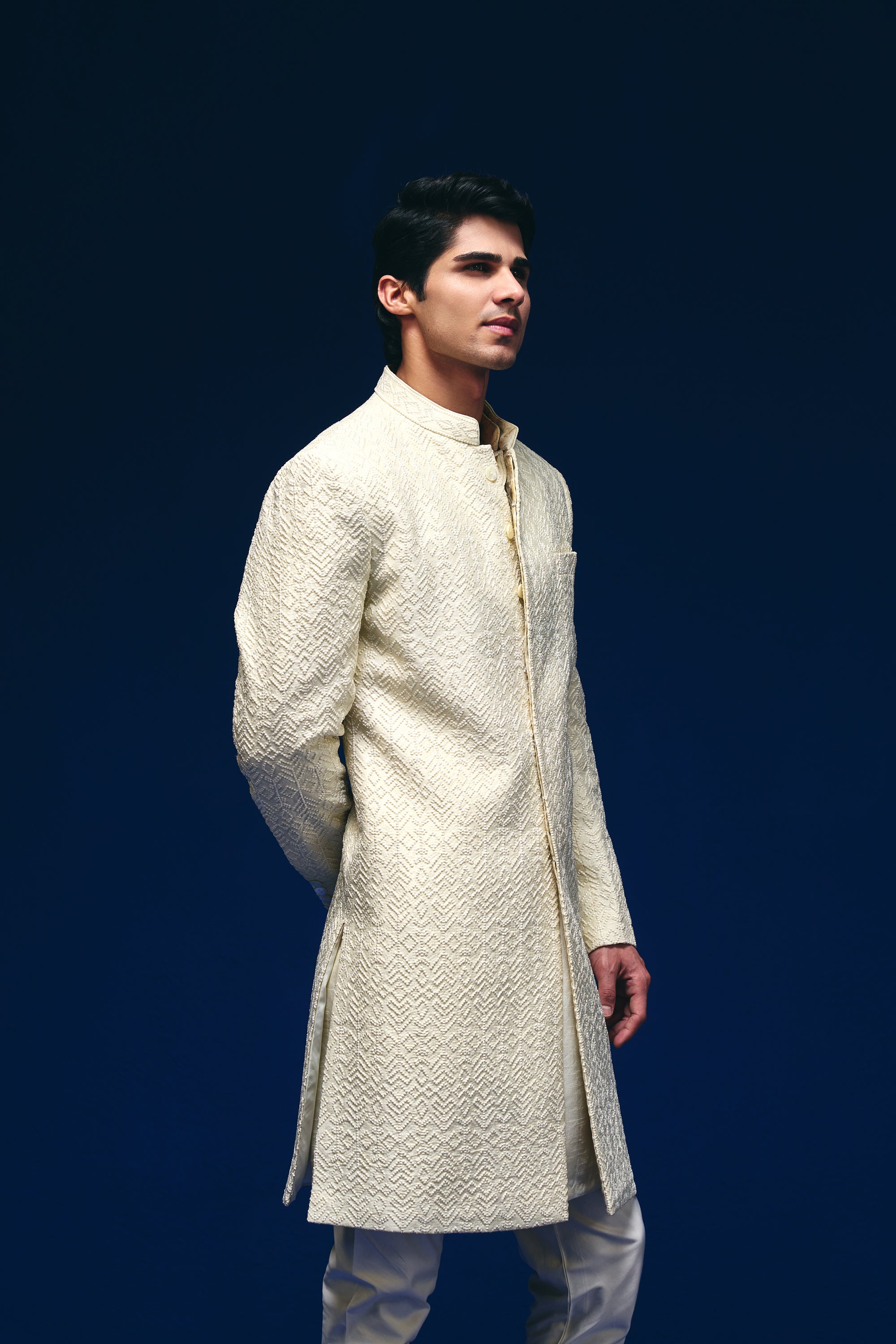 Tribal Knots Achkan Set