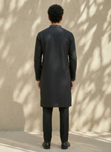 Chevron Pintucked Kurta Set