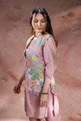 Kaia Embroidered Kurta Set With Jacket