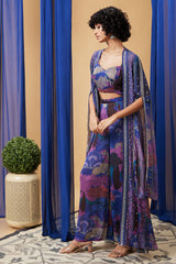 Zaynab Sequin Co-Ord Set With Jacket