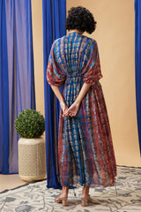 Adah Embroidered Maxi dress