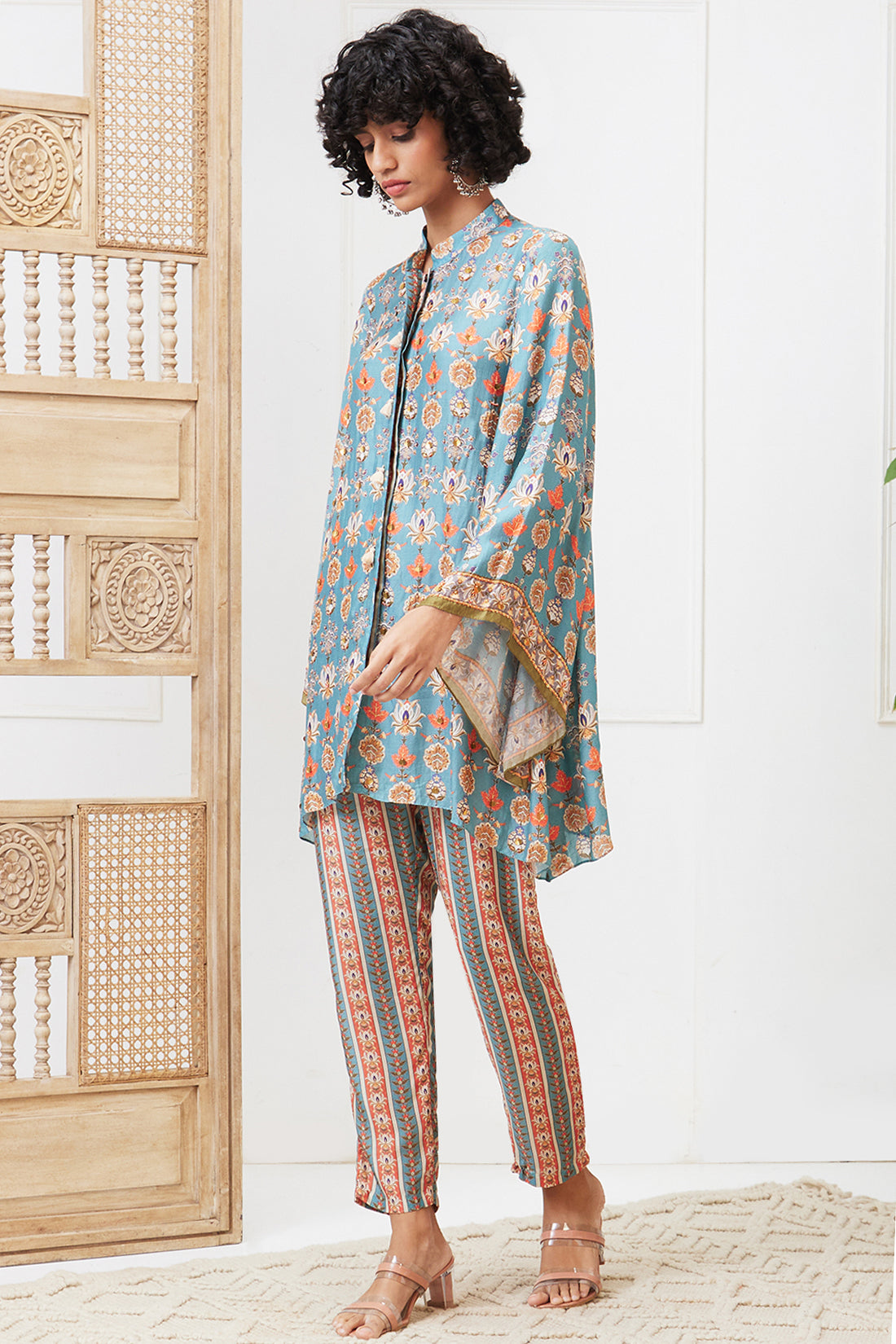 Tabriz Embroidered Co-ord set