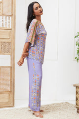 Tabriz Embroidered Co-ord set