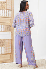 Tabriz Embroidered Co-ord set