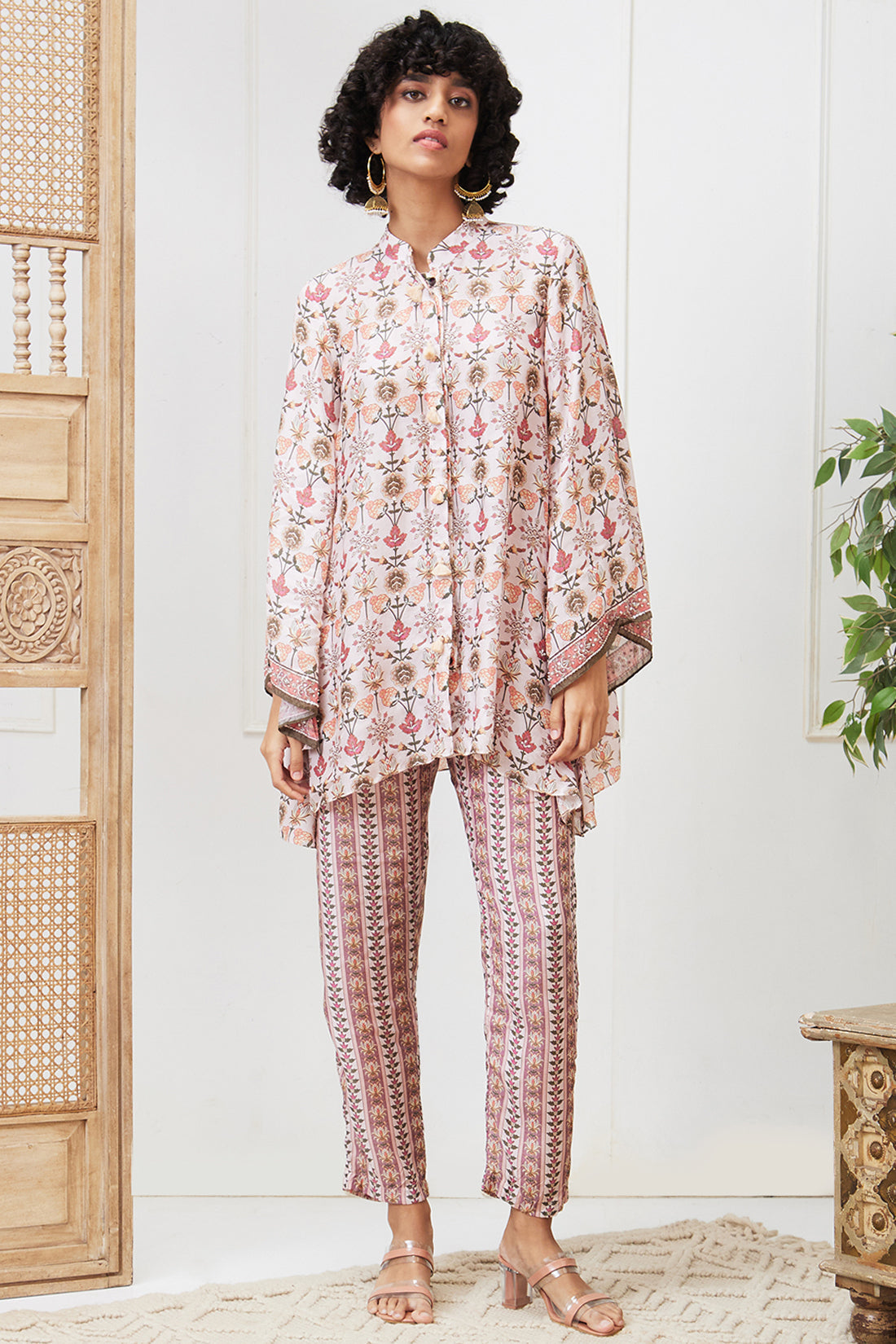 Tabriz Embroidered Co-ord set