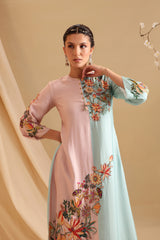 Aarani Embellished Colourblock Dress