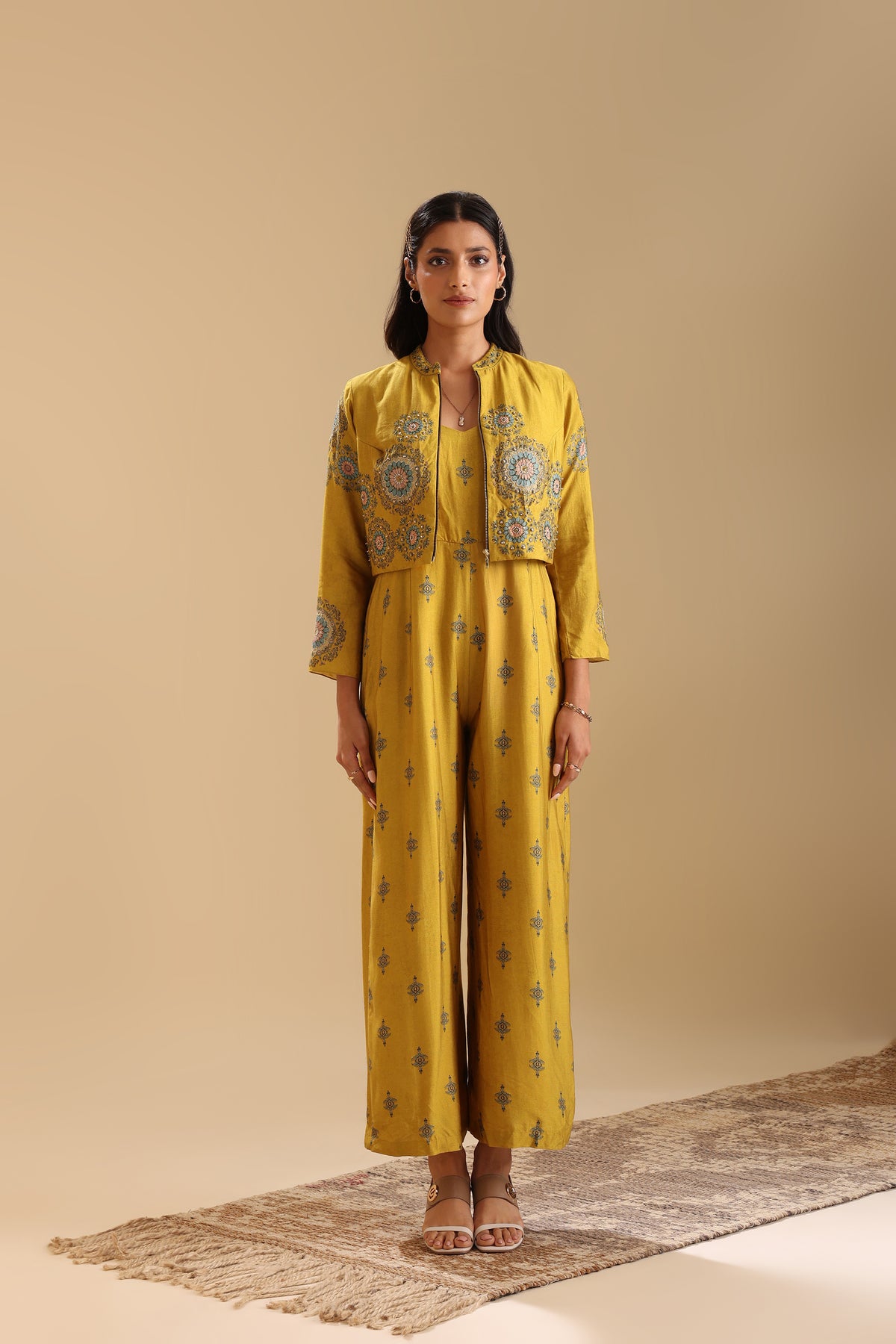 Eraya Embellished Jumpsuit Set