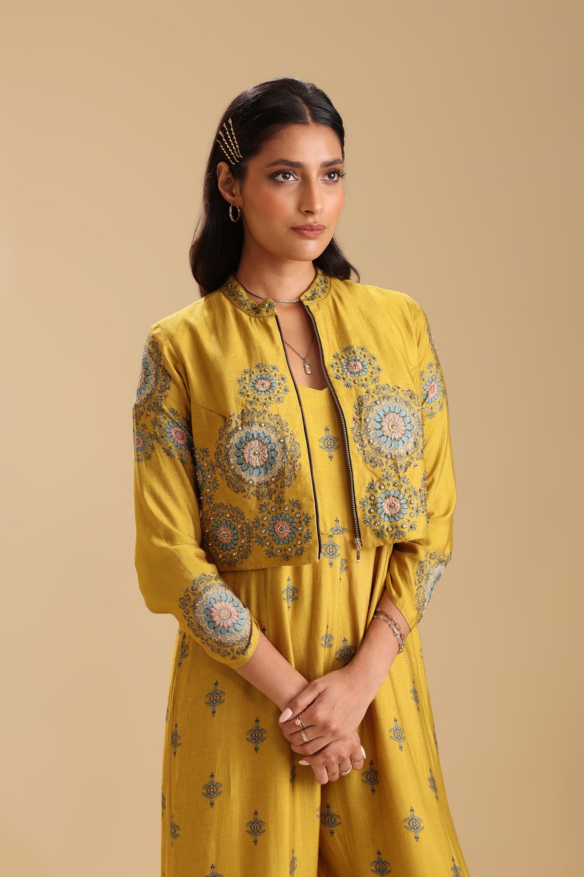 Eraya Embellished Jumpsuit Set