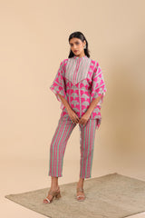 Naqsh Embellished Short Kaftan Set