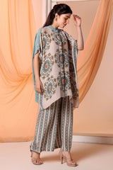 Eraya Embellished Kaftan Shirt Set