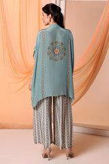 Eraya Embellished Kaftan Shirt Set