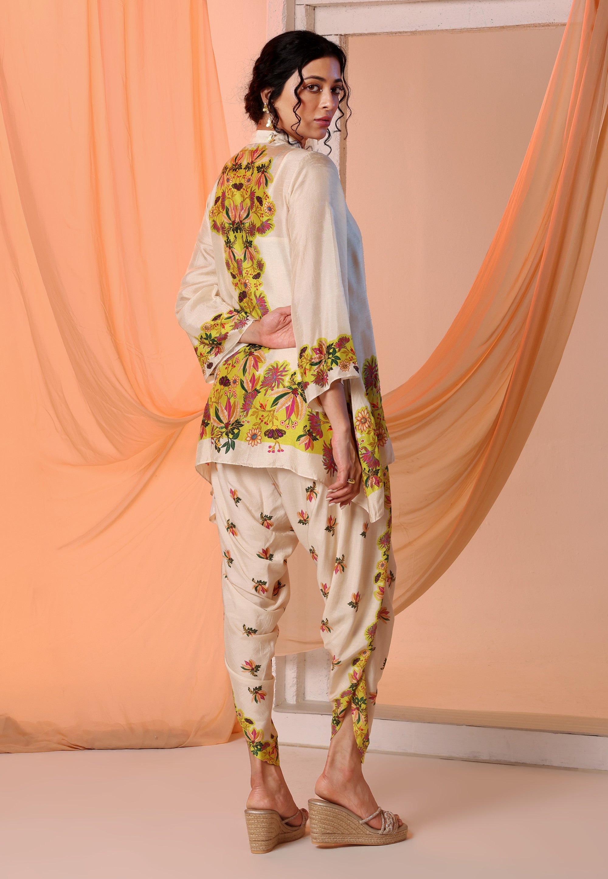 Aarani Embellished Dhoti Set