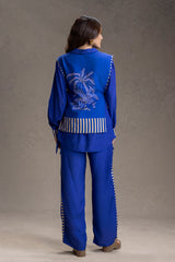 Kyomi Bib-Style Shirt With Pants