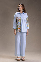 Reviera Printed Shirt And Pants