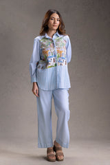 Reviera Printed Shirt And Pants