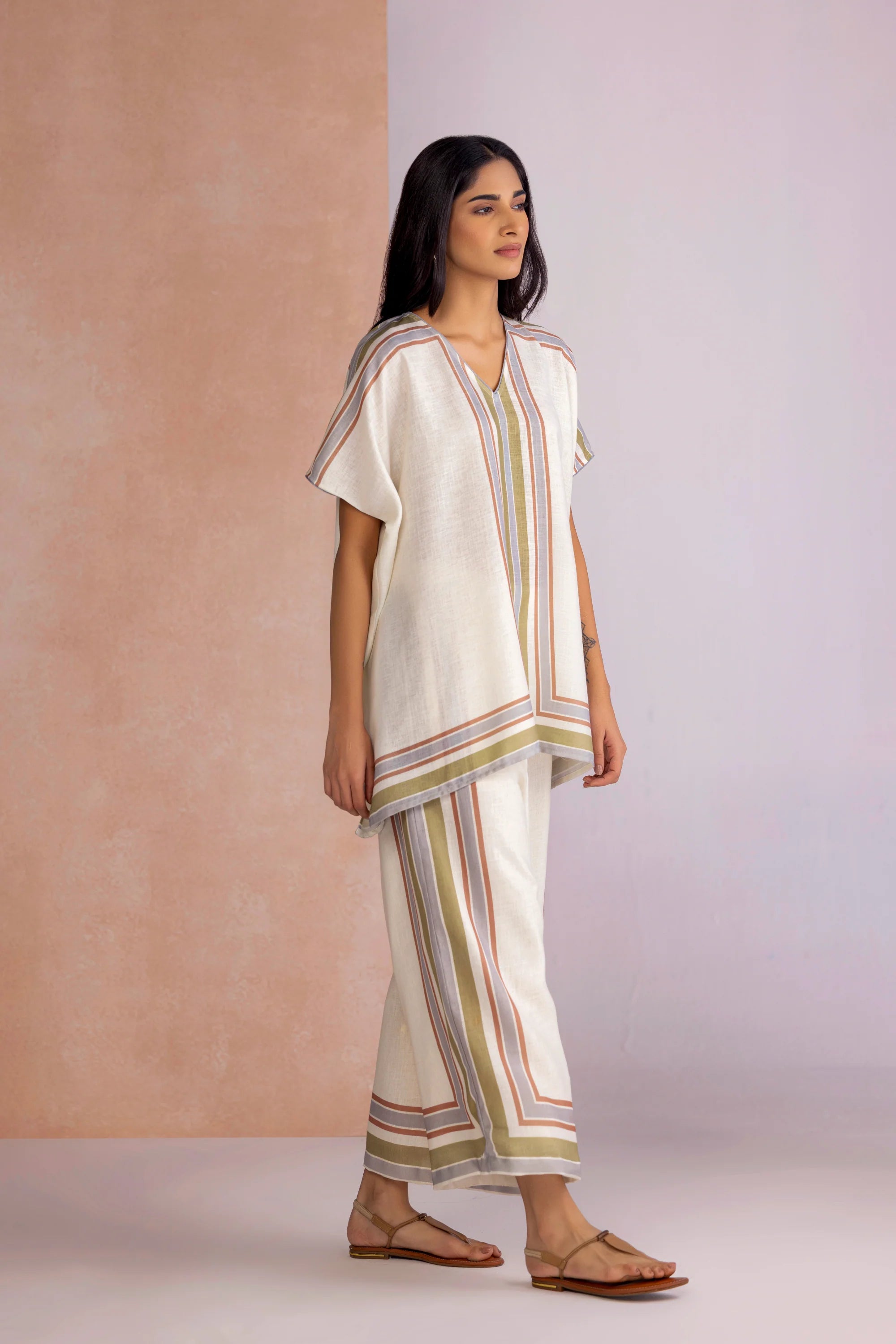 Stripe Drama Square Co-ord