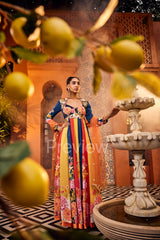 Multi Anarkali with Dupatta