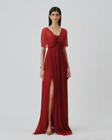 Scarlet Muse Ruched Gown