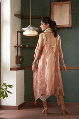 IVORY COWL DRESS SET