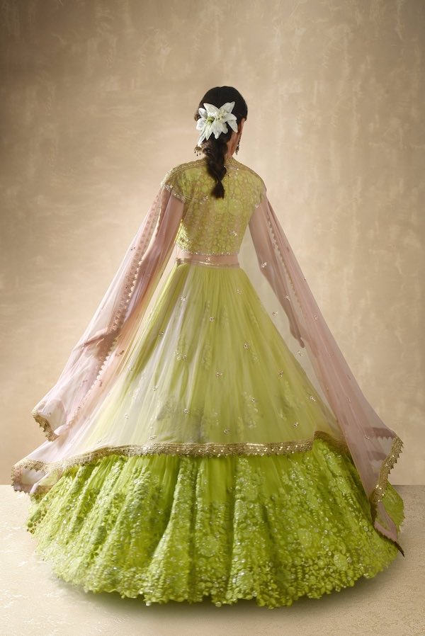 Starflower lehenga set