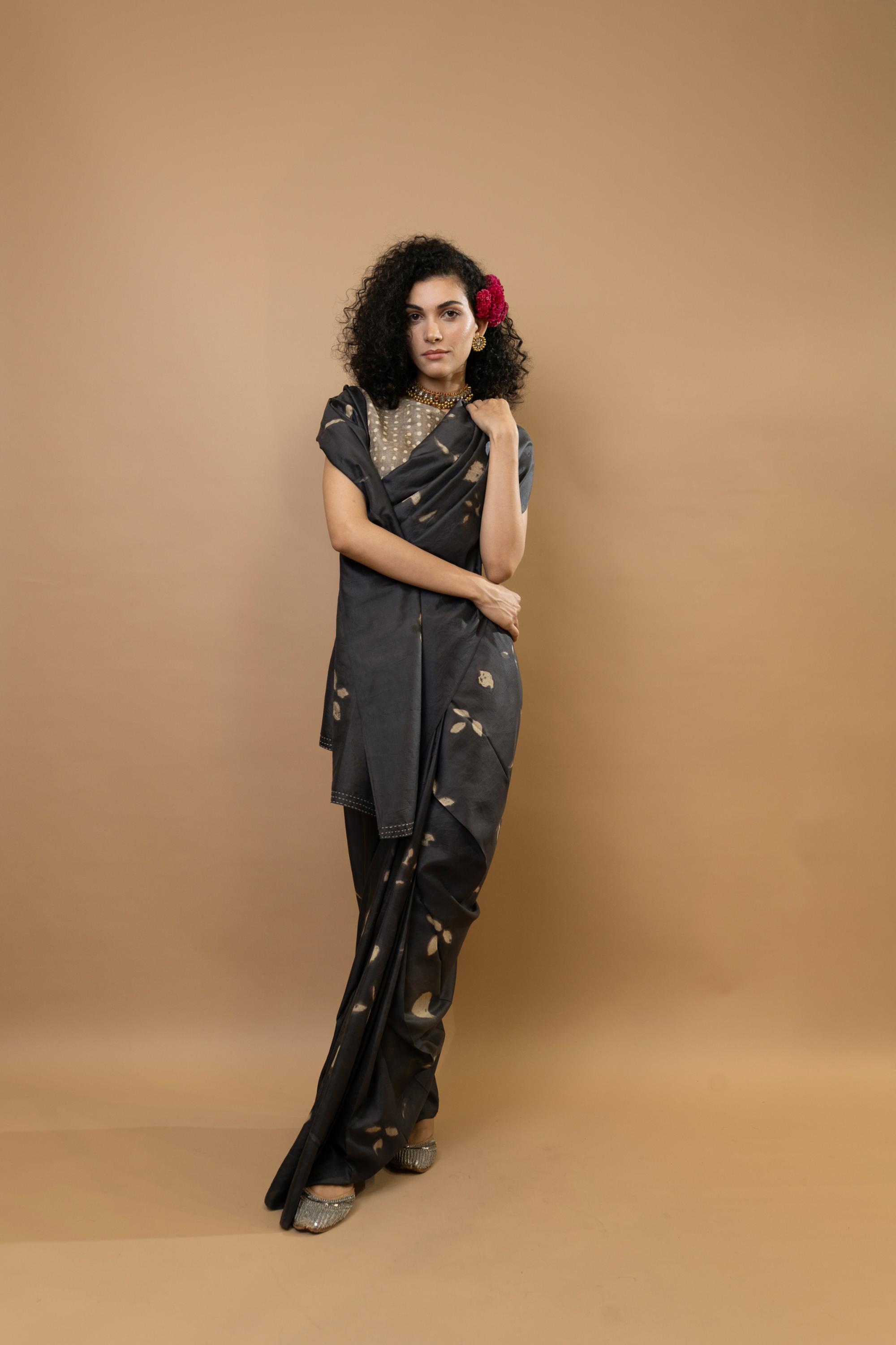 Neelkanth Leaves Saree