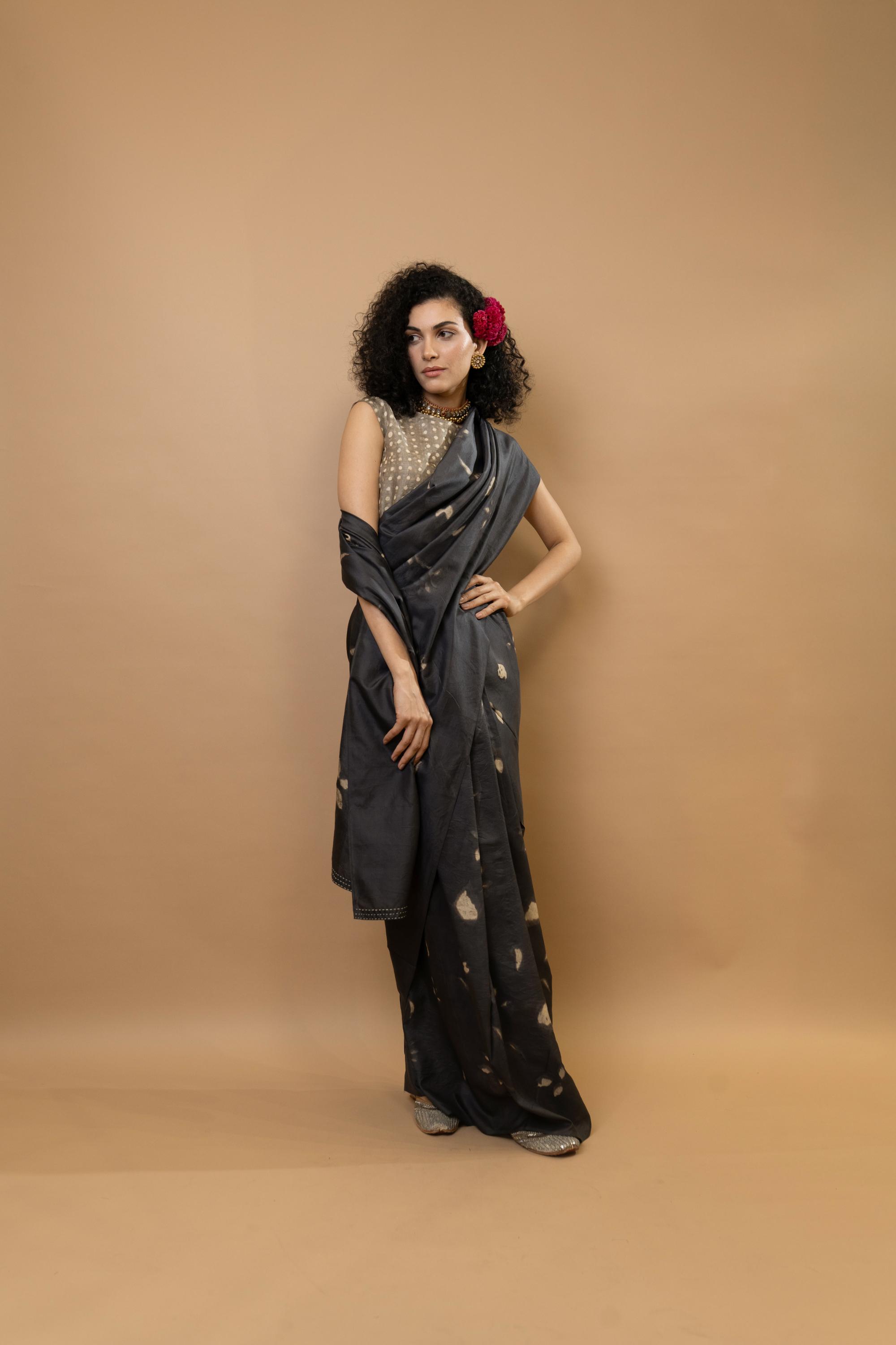 Neelkanth Leaves Saree