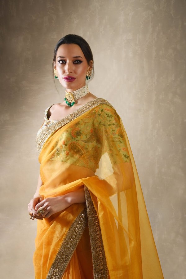 Sunflower sari set