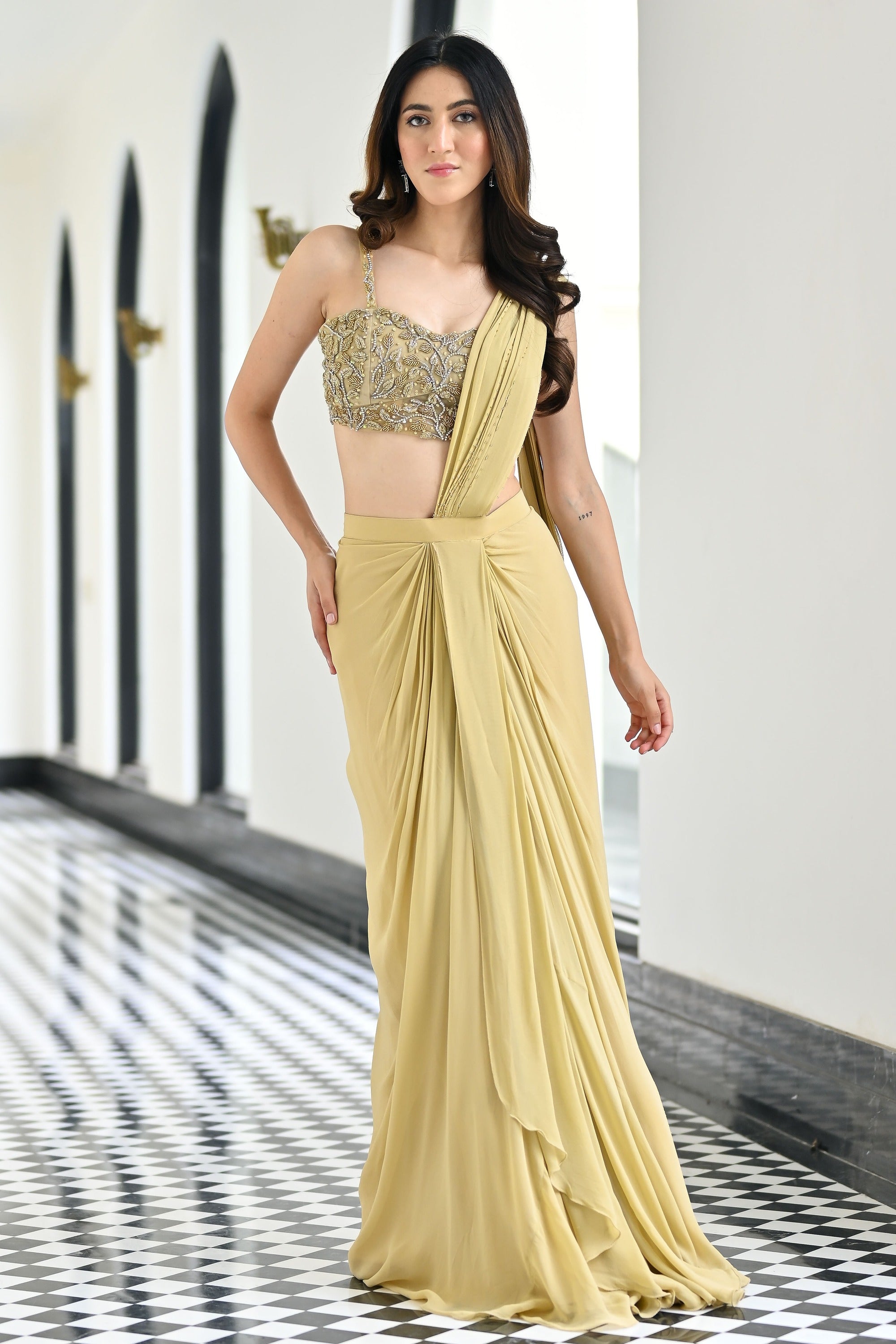 Day Dreamer Beige Saree