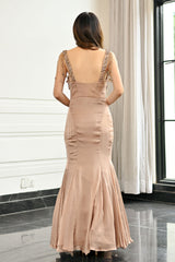 Crystal Couture Bronze Ball Gown