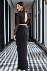 Crystal Couture Black Drape Set