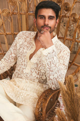 BEIGE KURTA SET