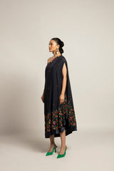 Enticing Deep blue kaaftan