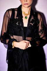 BLACK FLORAL SHIRT