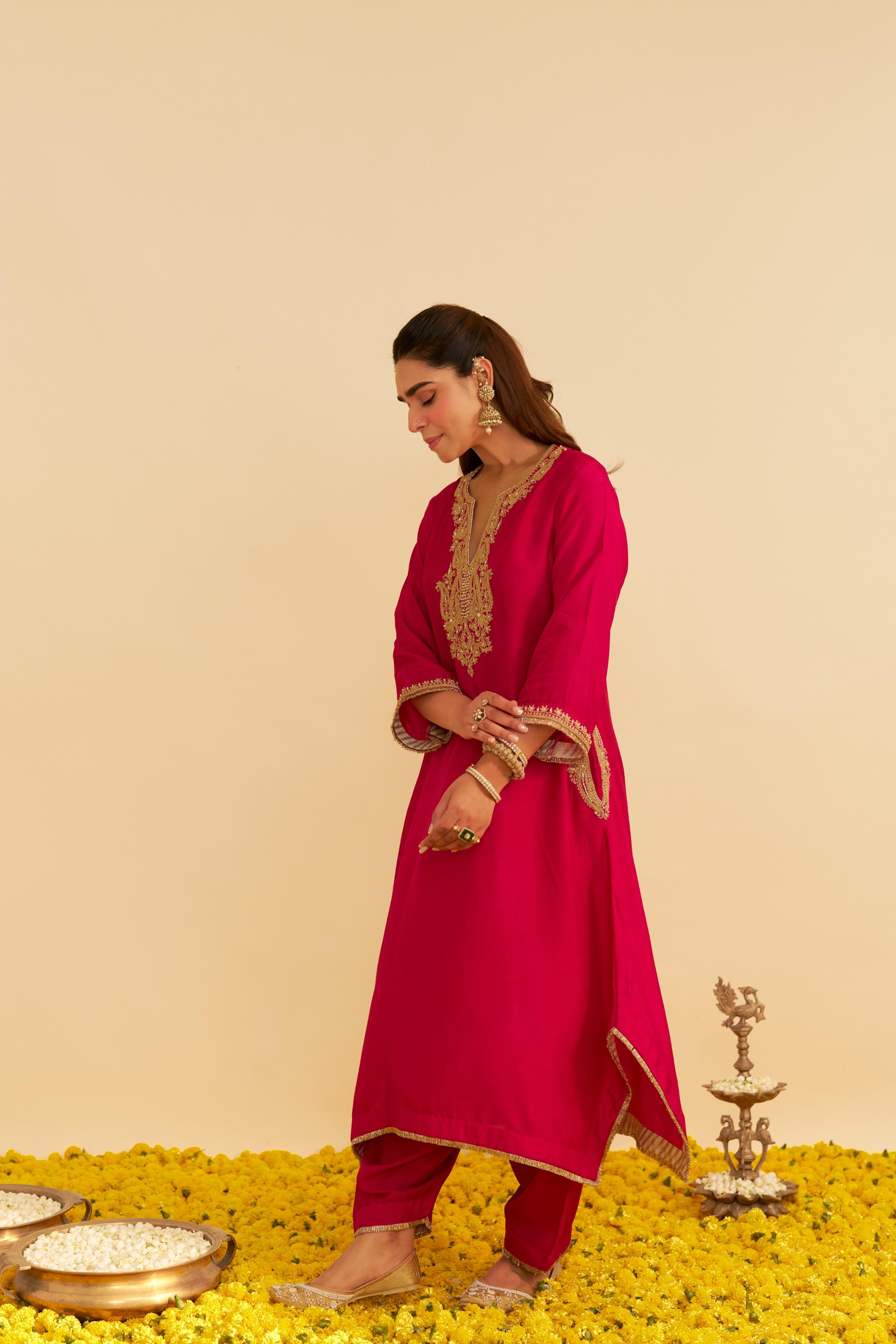 AMAYA - LONG KAFTAN WITH SALWAR