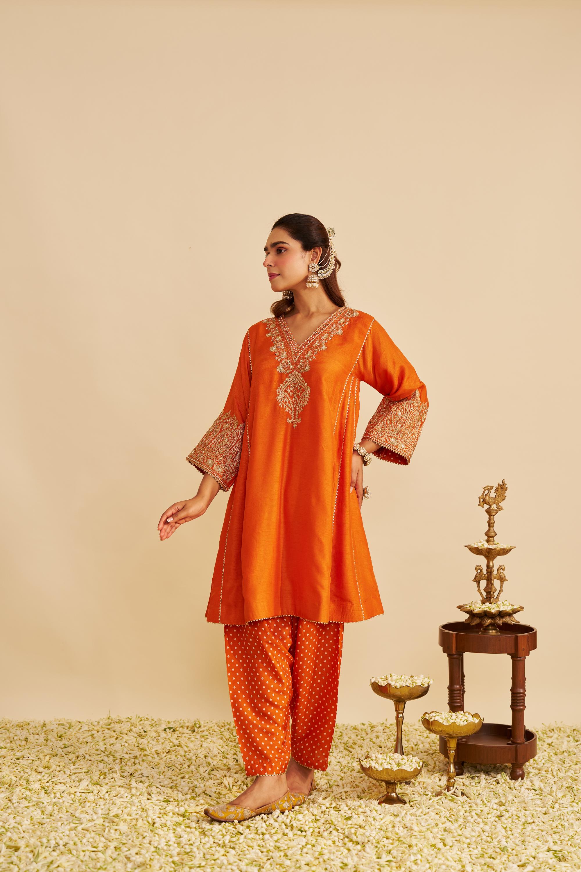 NIYAH - SHORT CHAUGA WITH SALWAR 1