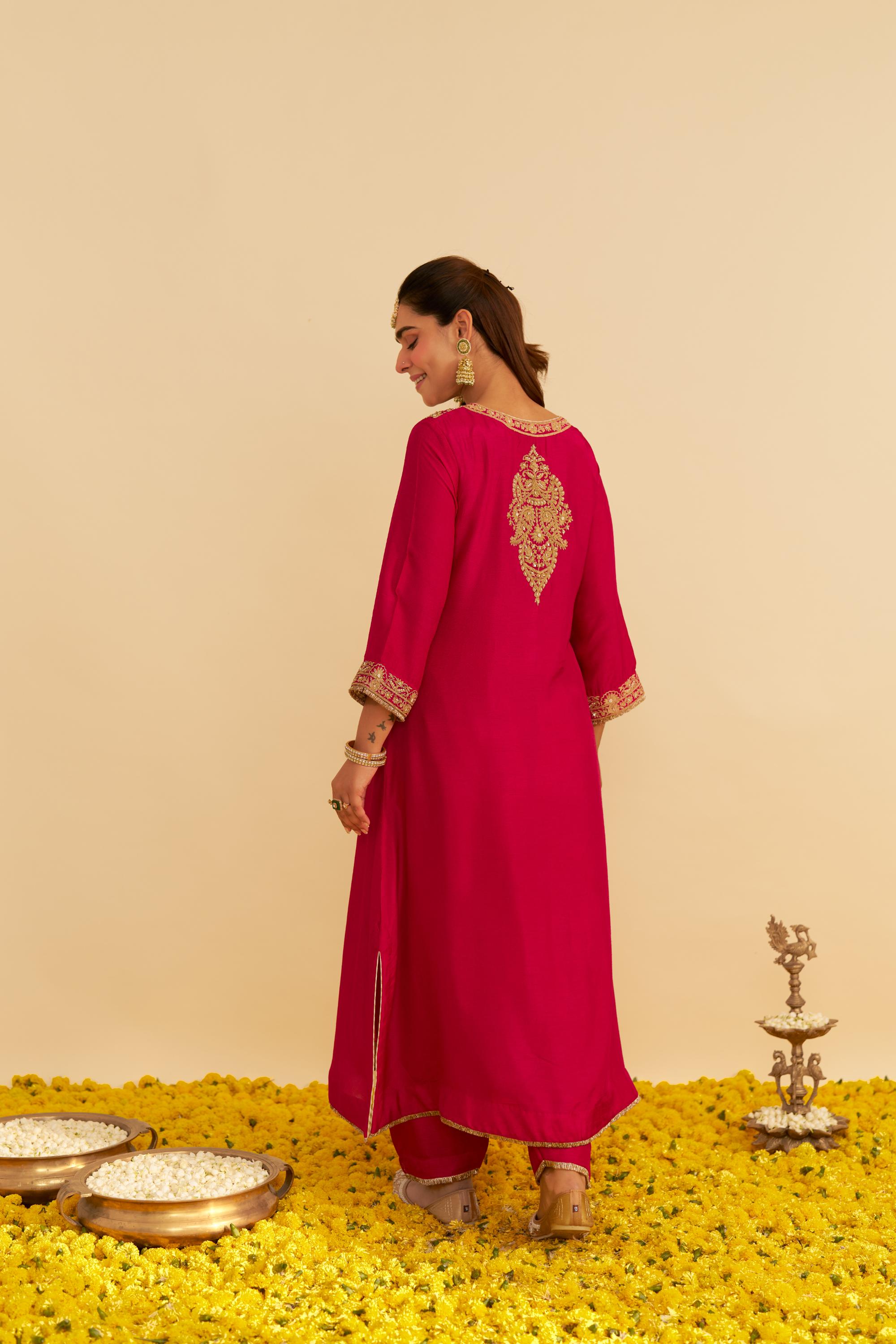 HIBA - LONG KAFTAN WITH SALWAR