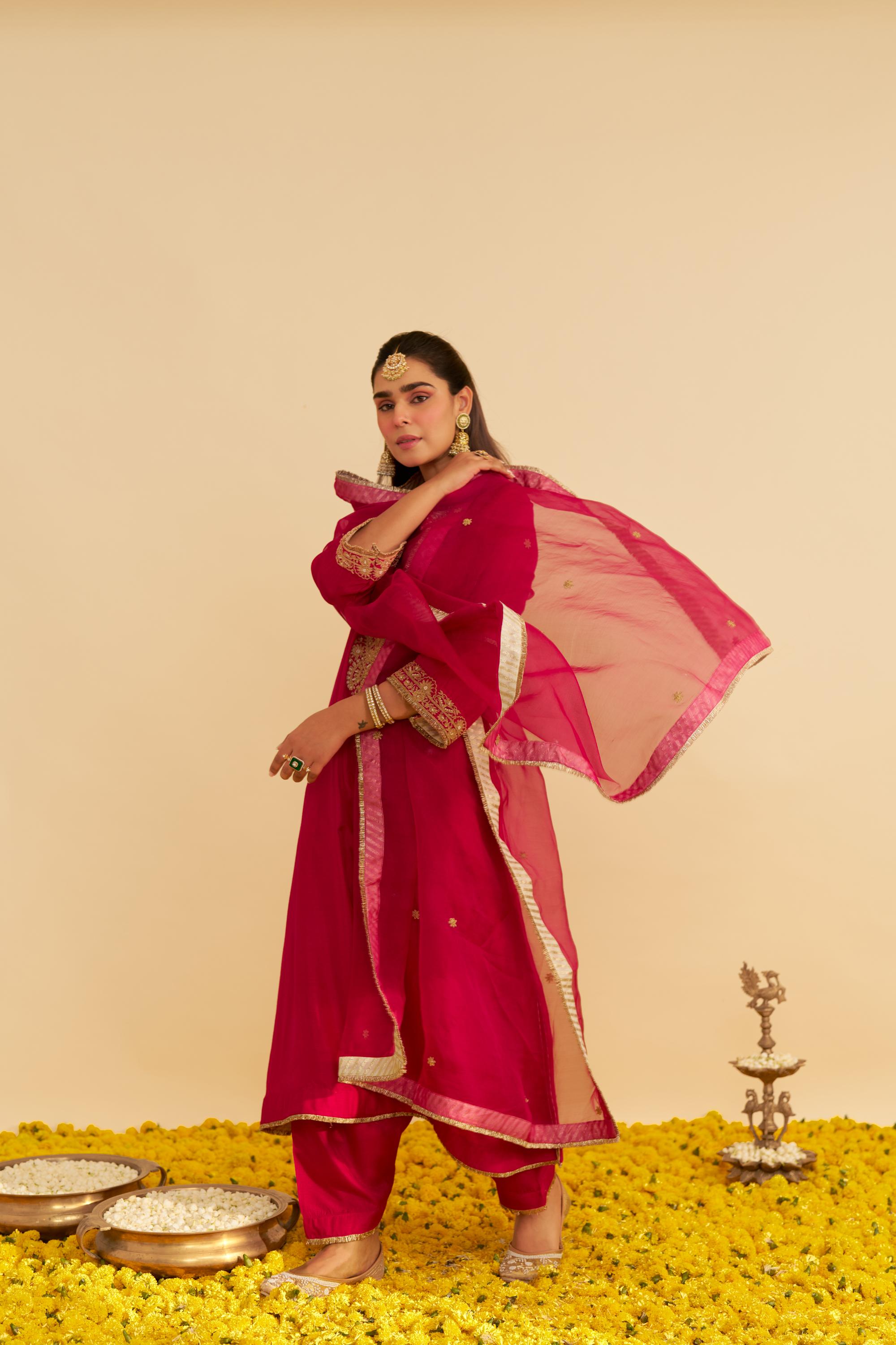 HIBA - LONG KAFTAN WITH SALWAR