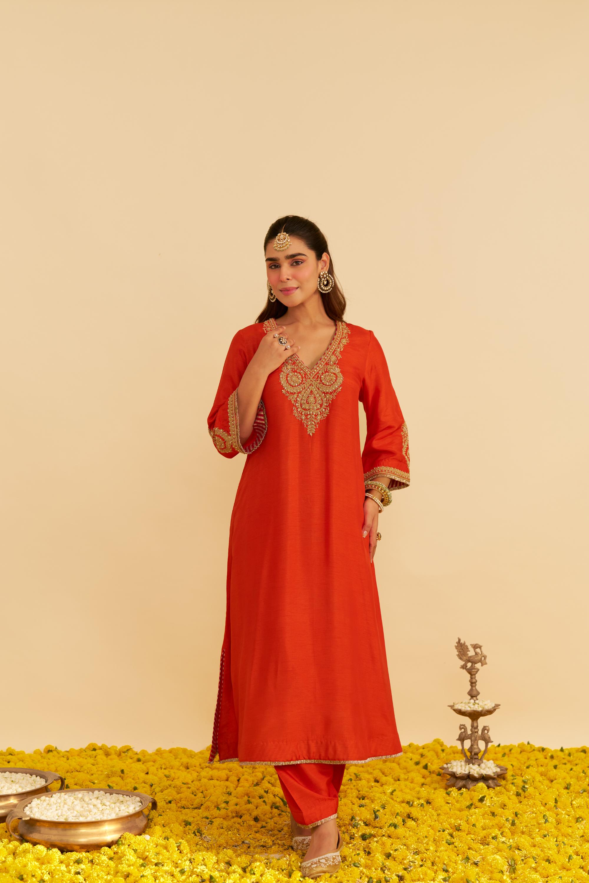 HAAYAT - LONG KAFTAN WITH SALWAR